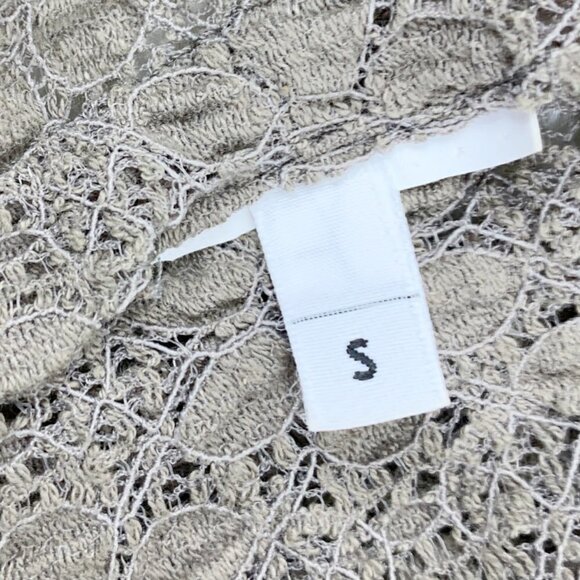 High Use by Clair Campbell Lace/Crochet Long-Line Jacket Women's Size Small - Picture 8 of 8